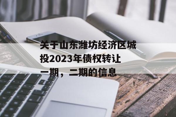 关于山东潍坊经济区城投2023年债权转让一期，二期的信息