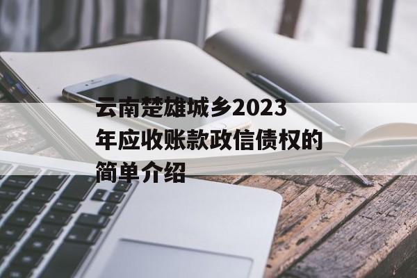云南楚雄城乡2023年应收账款政信债权的简单介绍