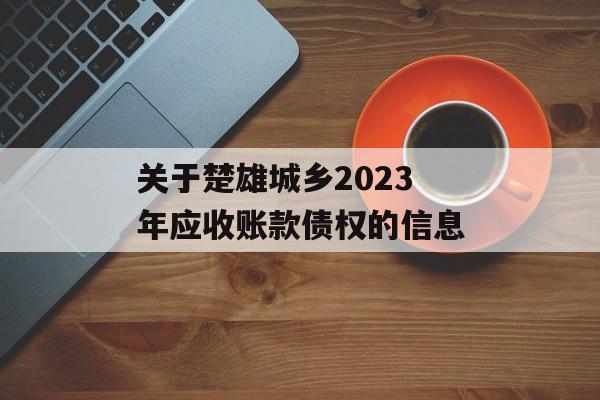 关于楚雄城乡2023年应收账款债权的信息