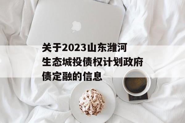 关于2023山东潍河生态城投债权计划政府债定融的信息