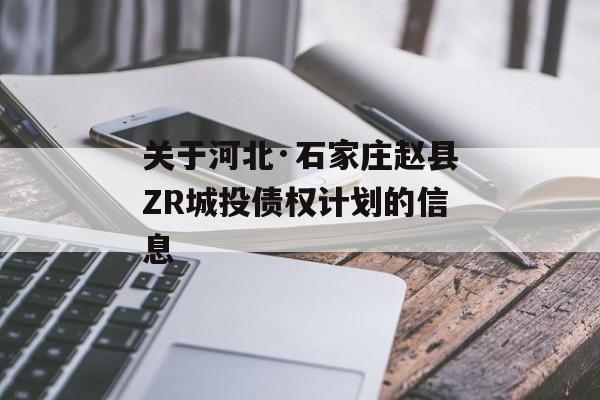 关于河北·石家庄赵县ZR城投债权计划的信息