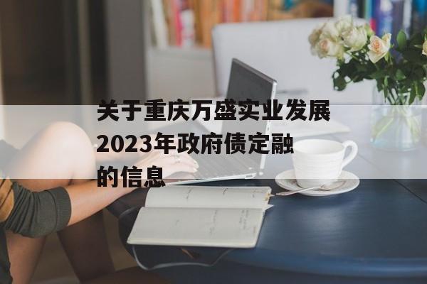 关于重庆万盛实业发展2023年政府债定融的信息