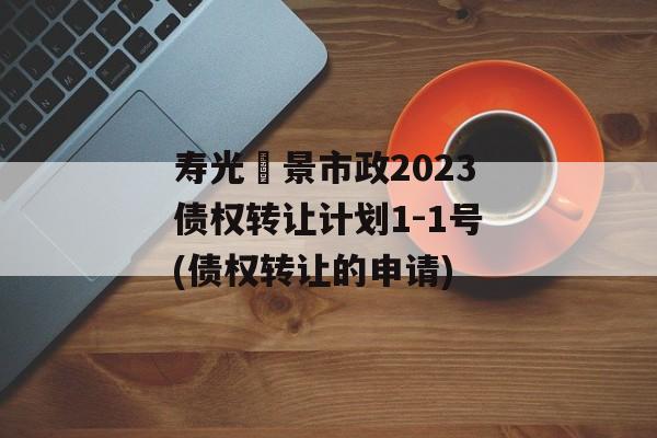 寿光昇景市政2023债权转让计划1-1号(债权转让的申请)