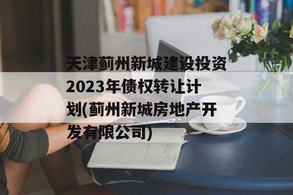 天津蓟州新城建设投资2023年债权转让计划(蓟州新城房地产开发有限公司)