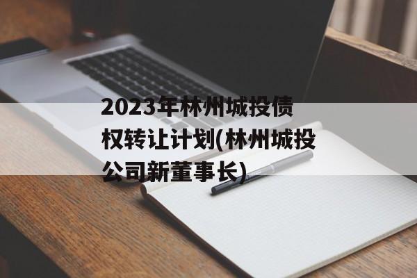 2023年林州城投债权转让计划(林州城投公司新董事长)