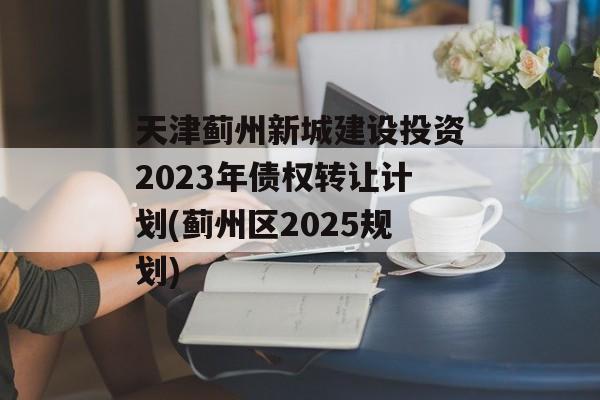天津蓟州新城建设投资2023年债权转让计划(蓟州区2025规划)