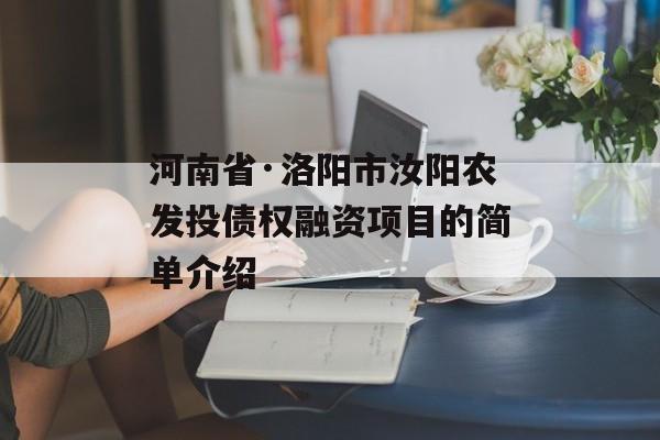 河南省·洛阳市汝阳农发投债权融资项目的简单介绍