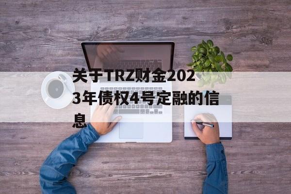 关于TRZ财金2023年债权4号定融的信息