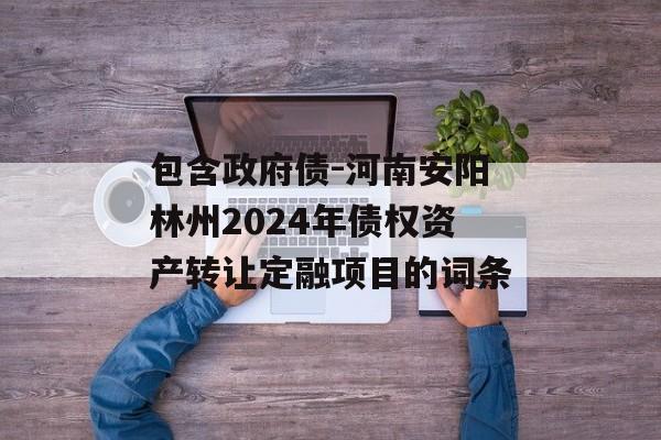 包含政府债-河南安阳林州2024年债权资产转让定融项目的词条