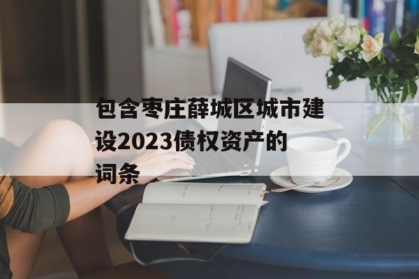 包含枣庄薛城区城市建设2023债权资产的词条