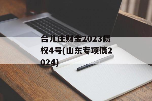 台儿庄财金2023债权4号(山东专项债2024)